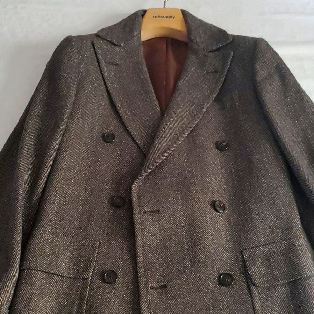 Suitsupply DB 3/4 length overcoat.